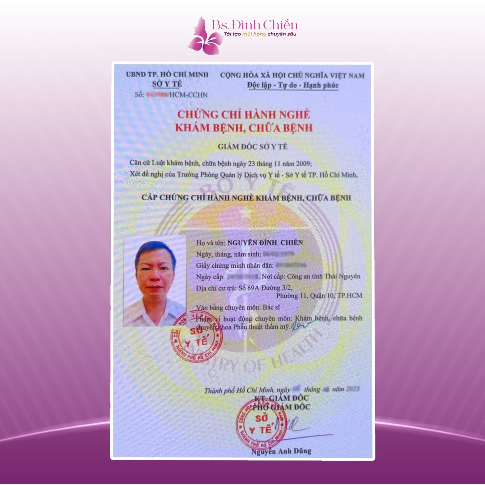Nâng mũi đẹp giá tốt nhất - trọn gói 24 Chứng chỉ hành nghề